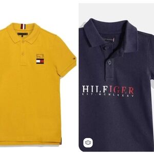 Two Tommy Hilfiger Polo Shirts for Kids
